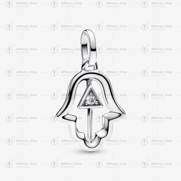 Pandora Hamsa Hand Medallion Charm|Pendant - Picture 1 of 1